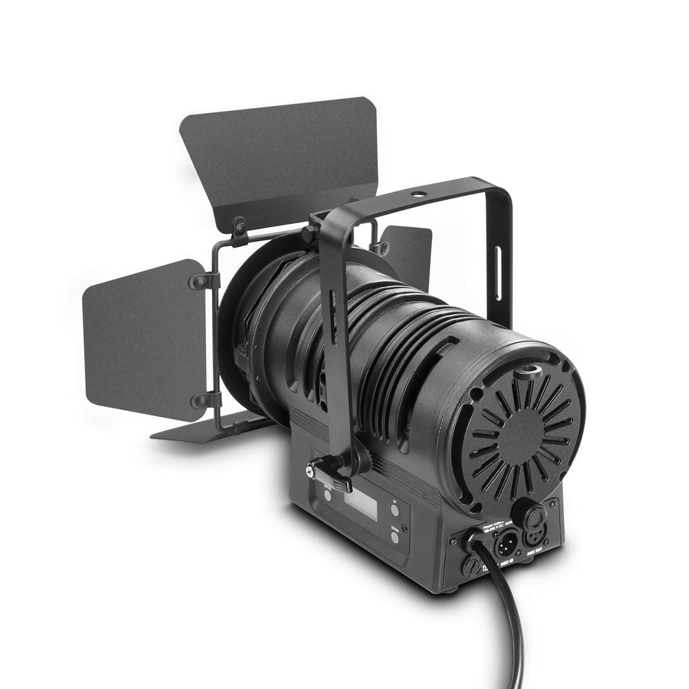 TS 60 W RGBW - SPOT FR THEATER MIT CONVEX PLANET LENS UND 60 W RGBW LED SCHWARZES GEHUSE