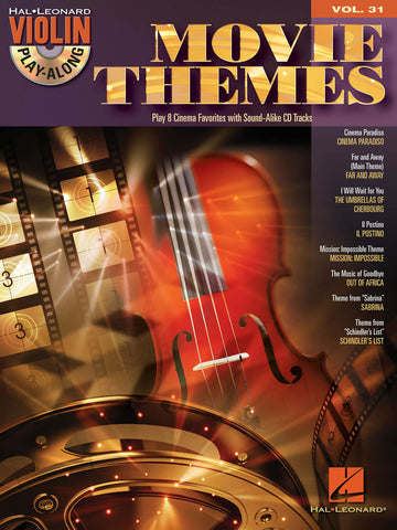VIOLIN PLAY ALONG VOLUME 31 MOVIE THEMES + AUDIO TRACKS - VIOLIN