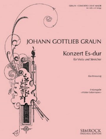Graun J.G. - Konzert ES-dur - Alto & Piano