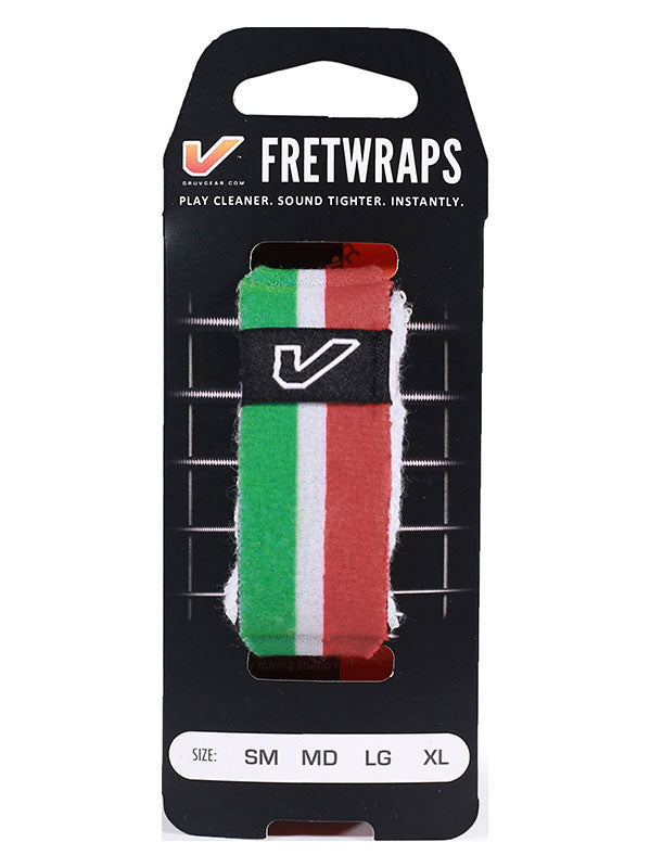 FretWraps Weltflaggen Grün-Weiß-Rot - Mittel