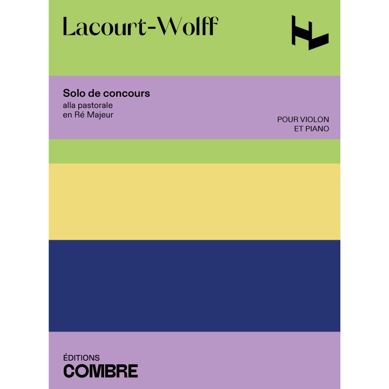 Combre Lacourt-F - Solo De Concours Alla Pastorale En Re Majeur - Violon Piano