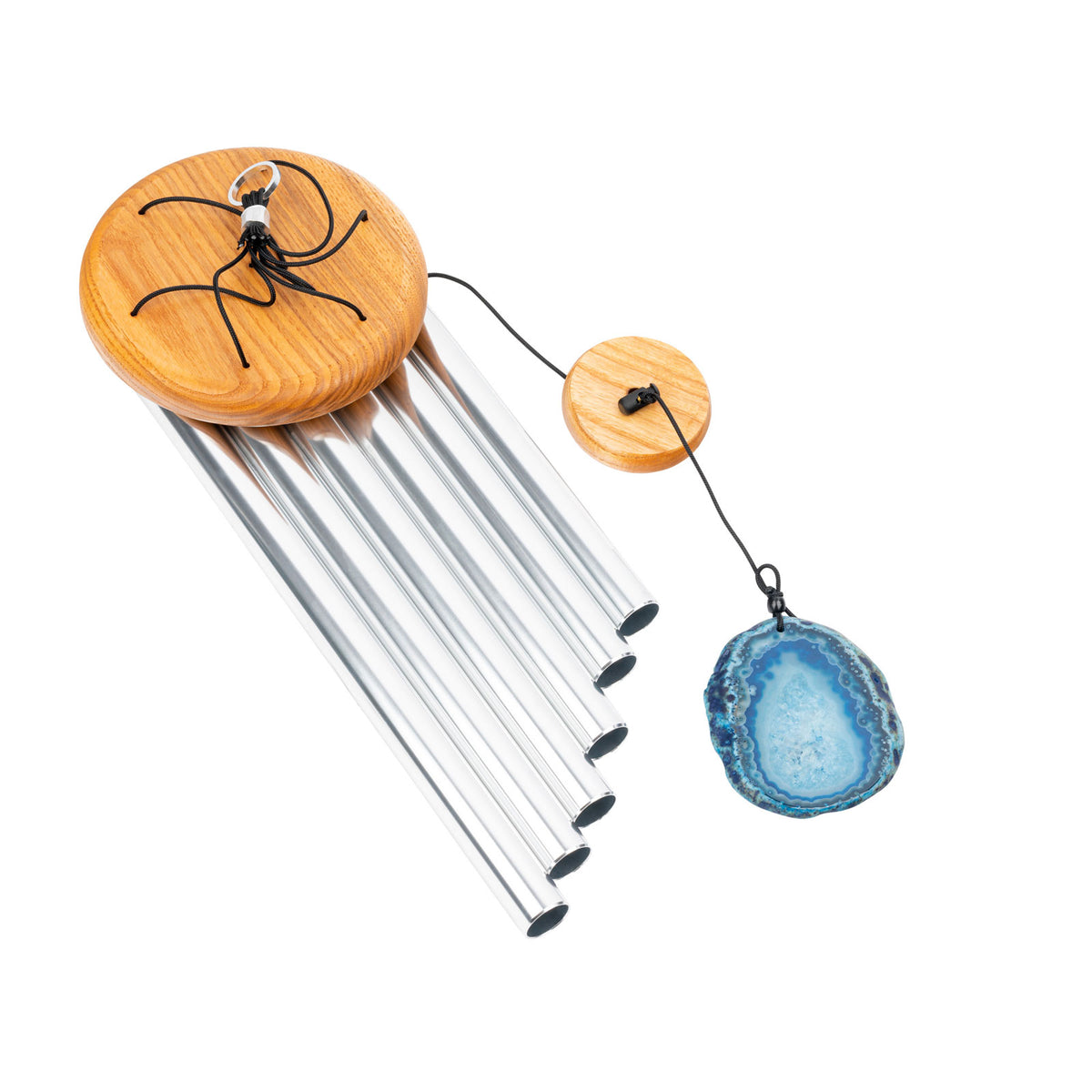 MEINL SONIC ENERGY BLUE AGATE MEDITATION CHIME 29" HEIGHT SILVER