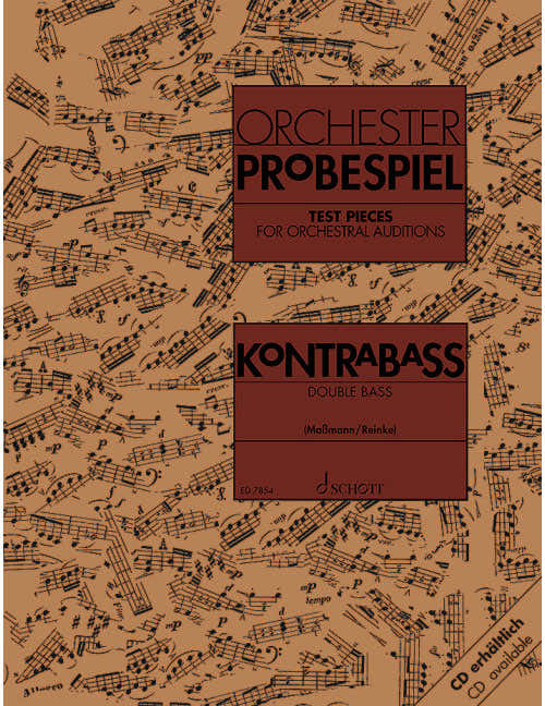 Probespielstücke für Orchester Kontrabass - Kontrabass