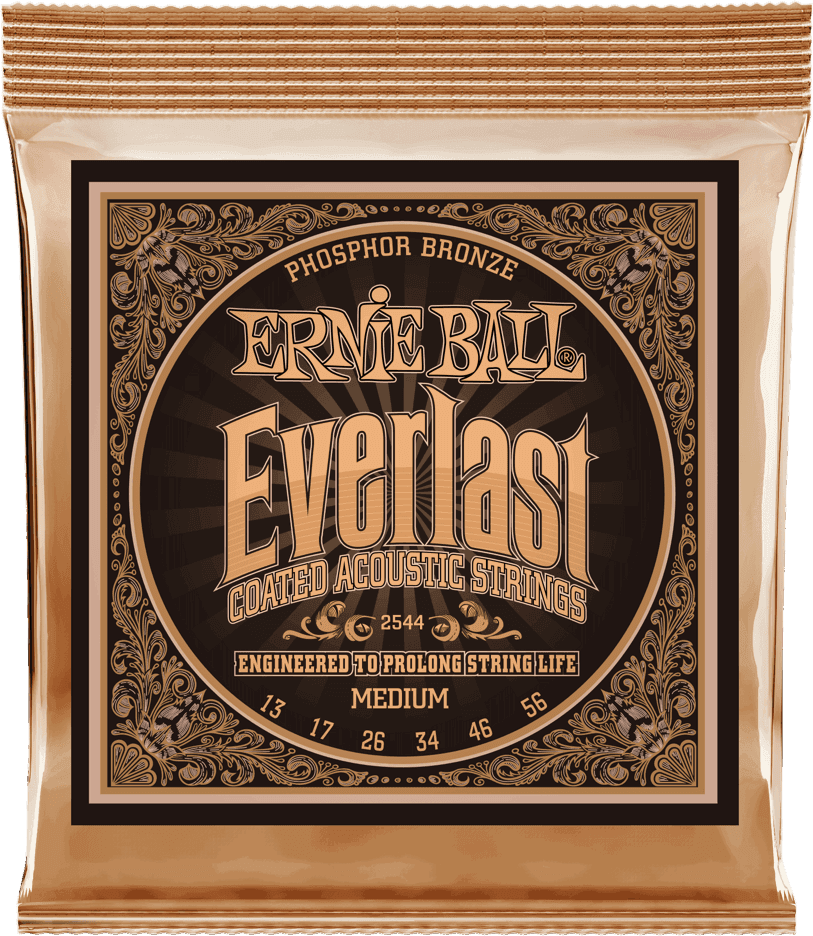 EVERLAST COATED ACOUSTIC PHOSPHORE BRONZE MEDIUM 13-56 2544