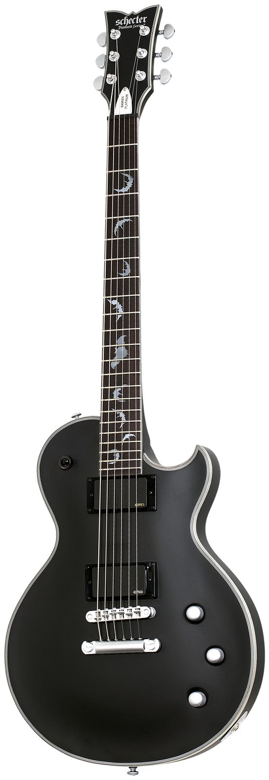 Solo II Damien Platin Satin-Schwarz