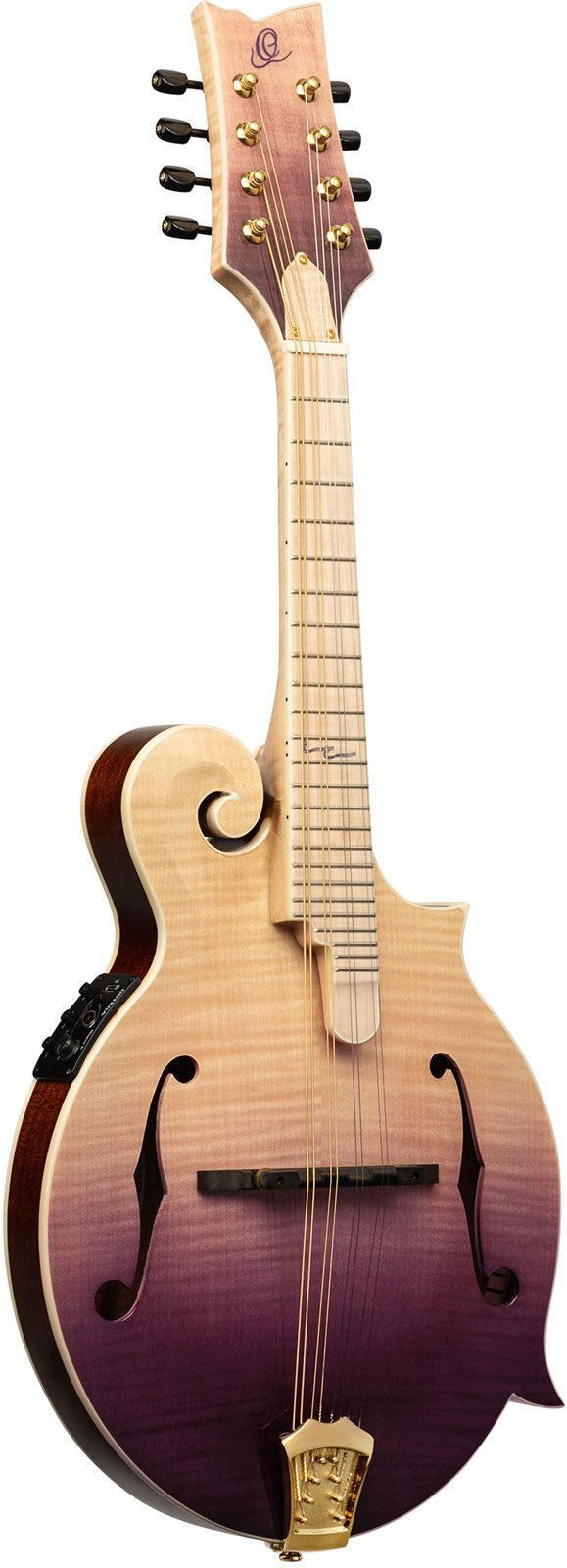 Americana F-Style Mandoline + Croco-Lederkoffer