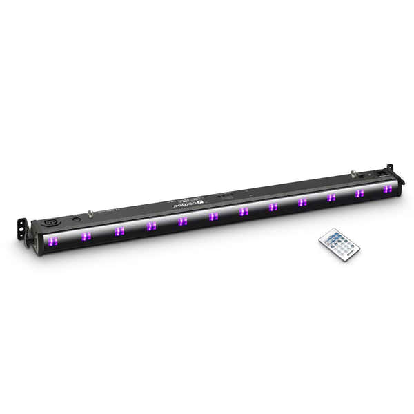 Cameo UVBAR 200 IR - LED BAR 12 X 3 W UV SCHWARZ MIT INFRAROT-FERNBEDIENUNG