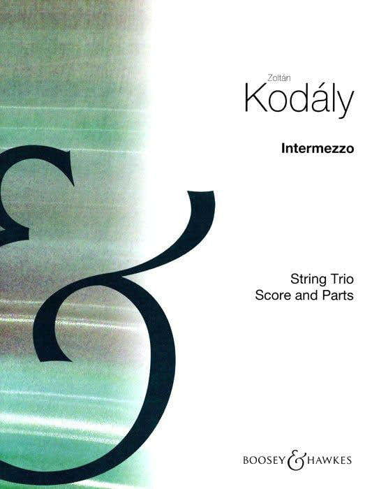 Kodály - Intermezzo Per Trio D'archi - Streichtrio
