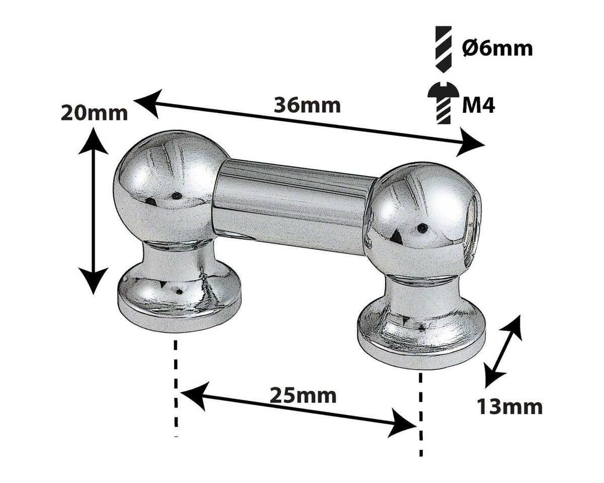 TL12S25 - TUBE LUG - 25MM - SINGLE ENDED (X1)