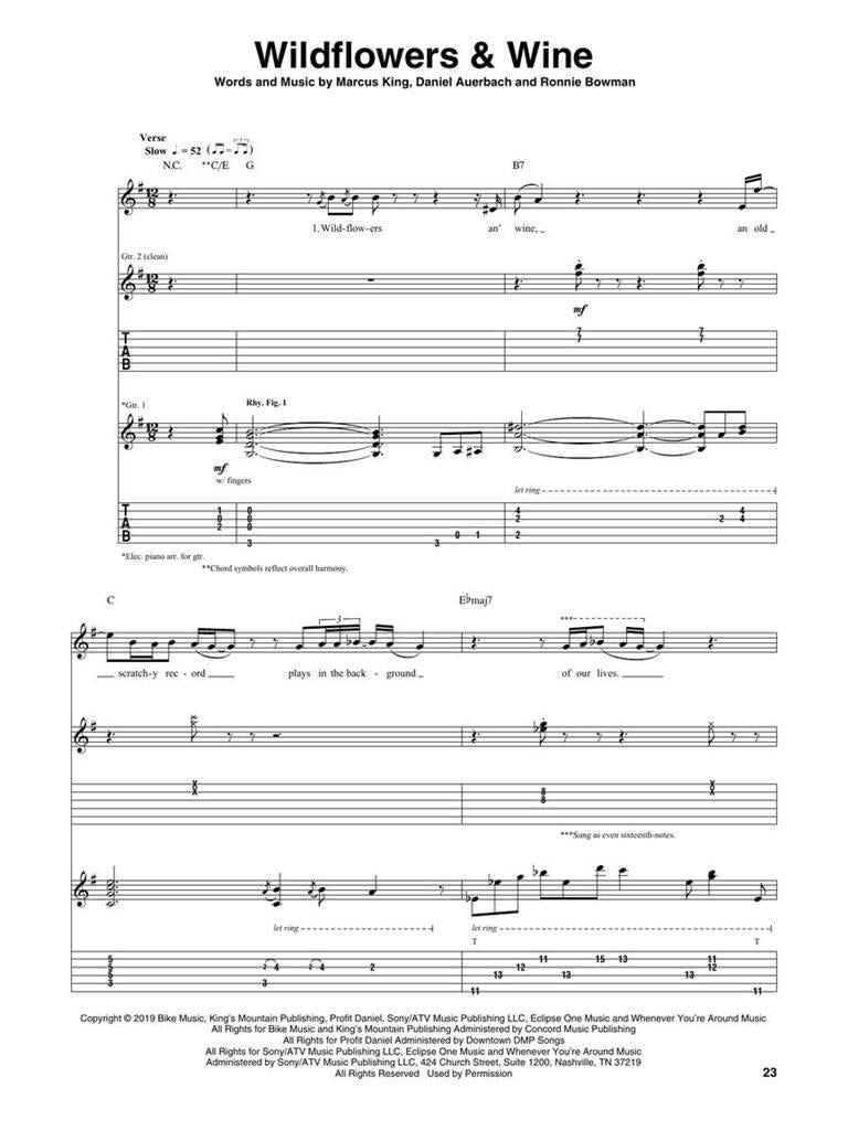 Marcus King - El Dorado - Guitar Tab