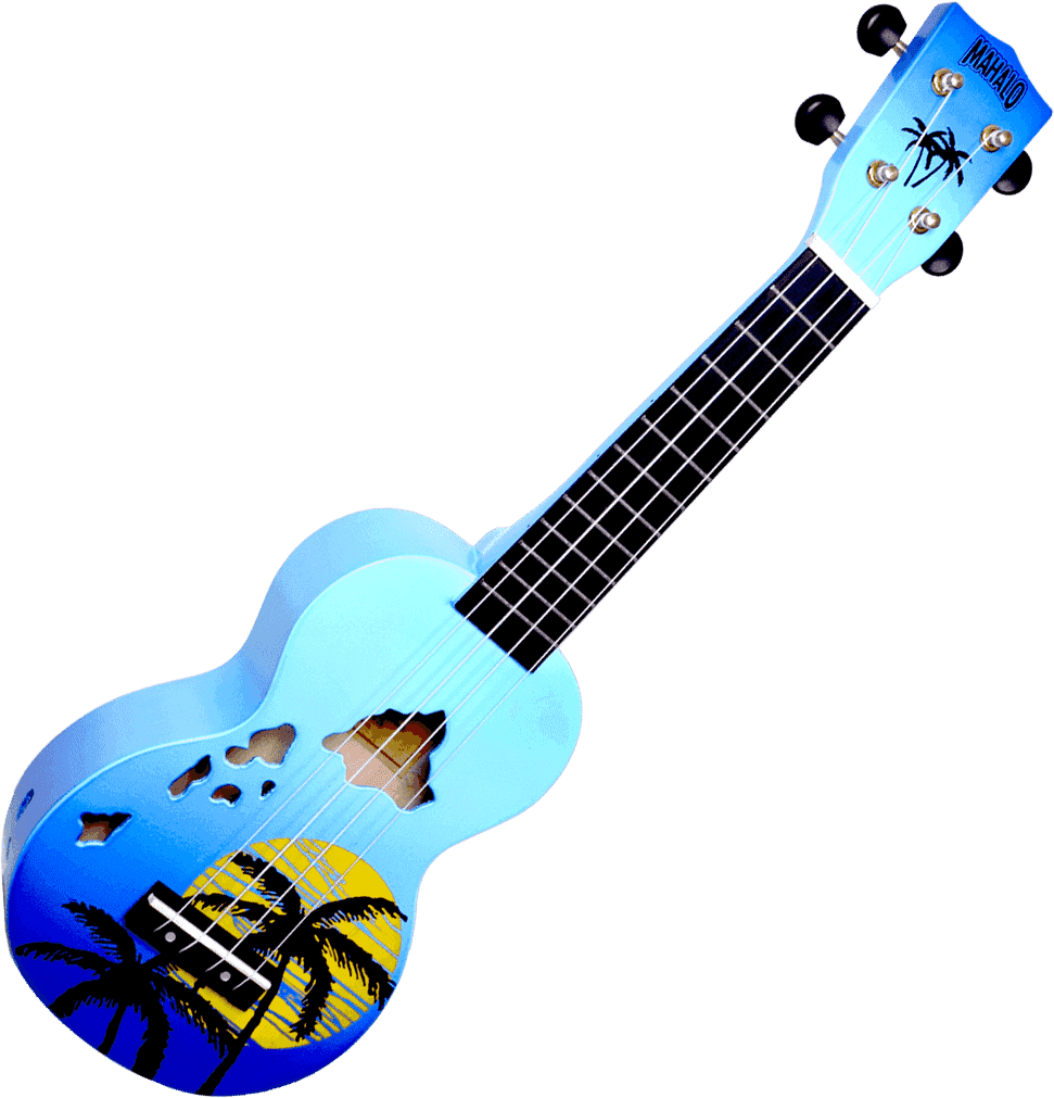 Sopran Finish Hawaii-Inseln Blau Hochglanz
