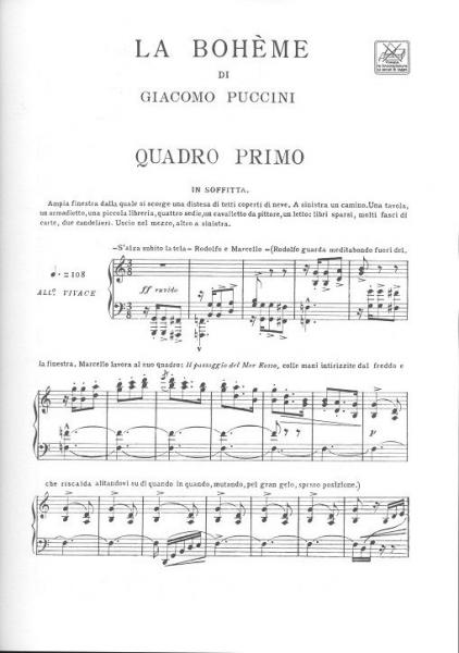 Puccini G. - La Boheme - Chant et Piano