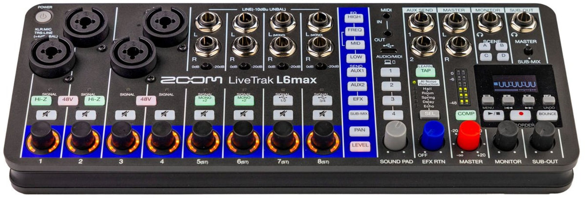 Zoom Livetrak L6max