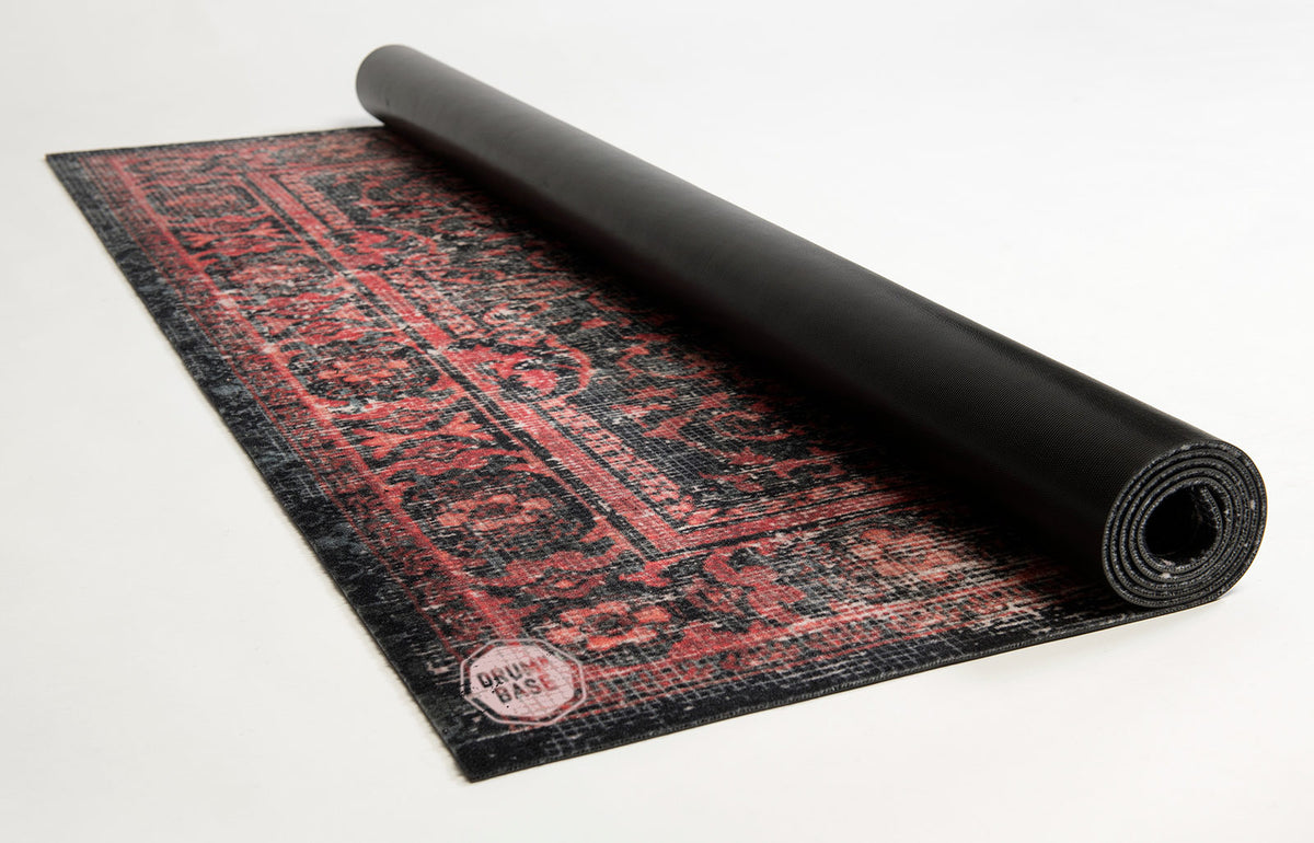 Teppich Vintage Persian 1.85 X 1.60M Rutschfest - Schwarz Rot