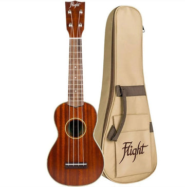 Mus-2 Vintage Vollmassiv-Sopran-Ukulele