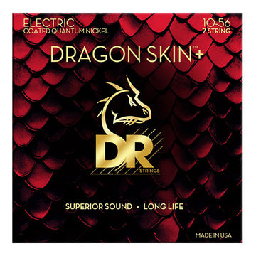 10-56 Dragon Skin+ beschichtet 7 String Medium