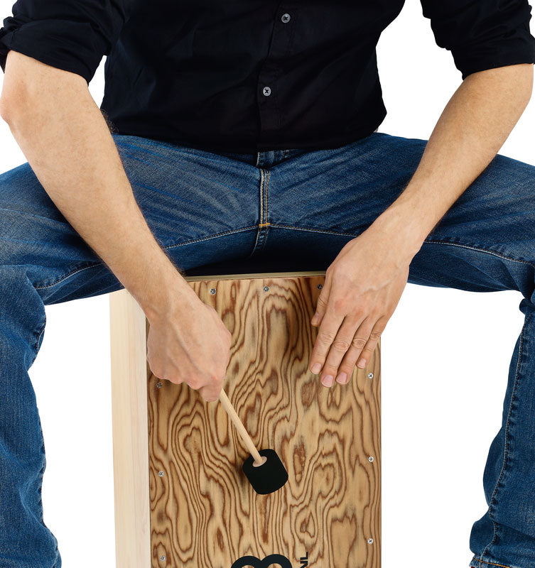 MCM3 - Cajon Holzschlägel Doppelkopf 15 1/2