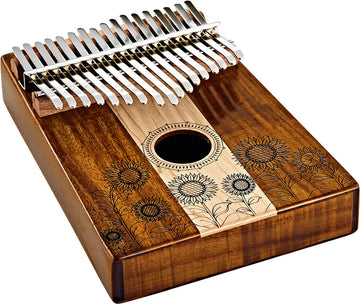 SONIC ENERGY SOUND HOLE KALIMBA 17 NOTES MAPLE AND ACACIA - KL1706H