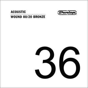 ACOUSTIC CORD 80/20 BRONZE .036 THREADED