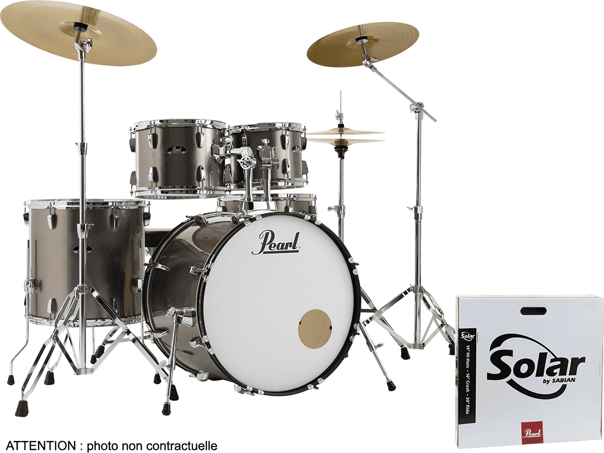 ROADSHOW STAGE 22 + B-50 BRONZE METALLIC + SOLAR CYMBALS