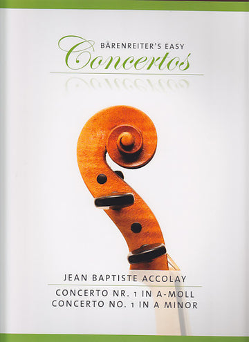 ACCOLAY JEAN BAPTISTE - CONCERTO N°1 IN A-MOLL