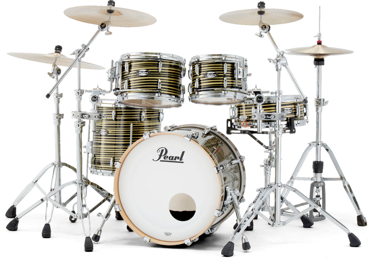 Masters Maple 4-pc Shell Pack Fusion 20 Gold Oyster Swirl