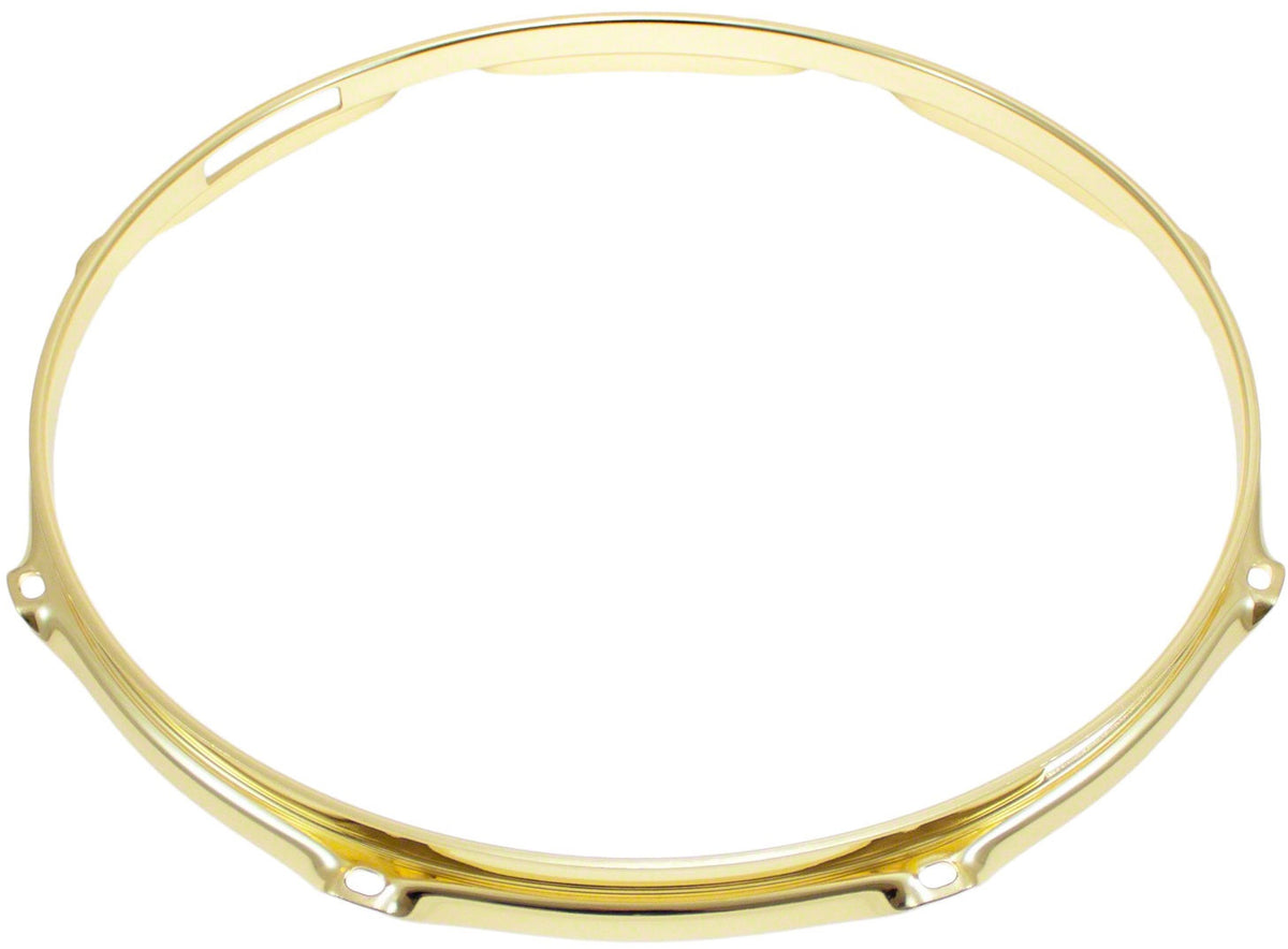 H30-13-8SBR - Spannreifen 13" 8 Spannschrauben Snare-Seite Goldfarben Super Triple Flange 3.0mm