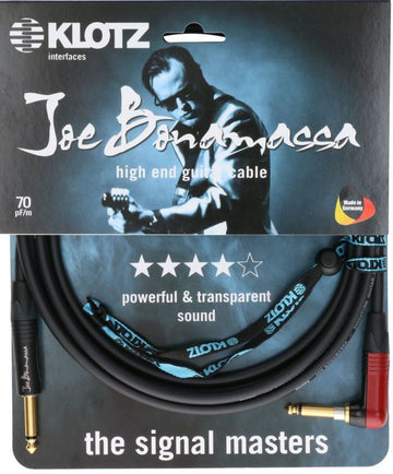 Joe Bonamassa Gitarre 6M Mono-Klinke - Silent Plug Abgewinkelt,