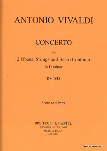 Vivaldi Onio - Concerto In D Rv 535 - 2 Oboe Orchestra