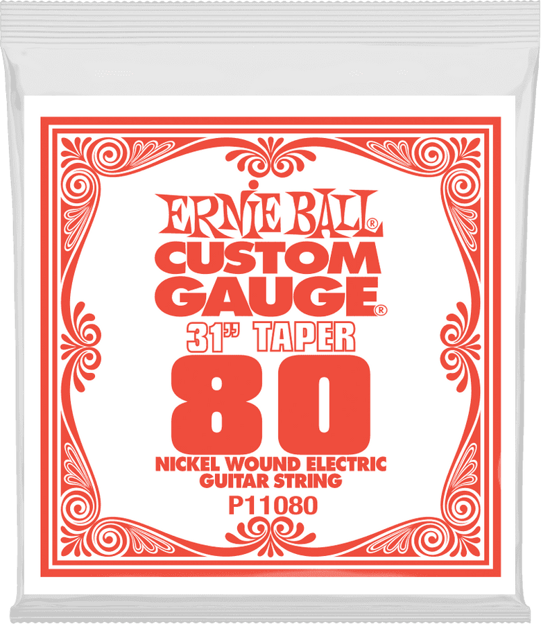 .080 LONG SCALE NICKEL WOUND ELECTRIC GUITAR STRINGS