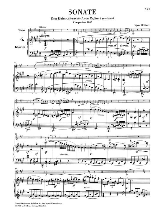 Beethoven L.V. - Sonatas For Piano And Violin Volume Ii