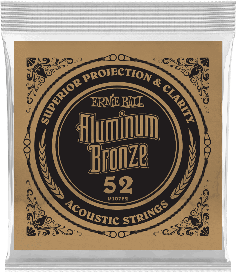 .052 ALUMINUM BRONZE WOUND ACOUSTIC GUITAR STRINGS
