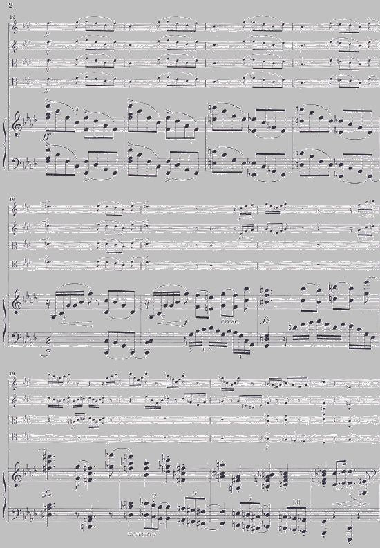 Brahms J. - Piano Quintet F Minor Op. 34