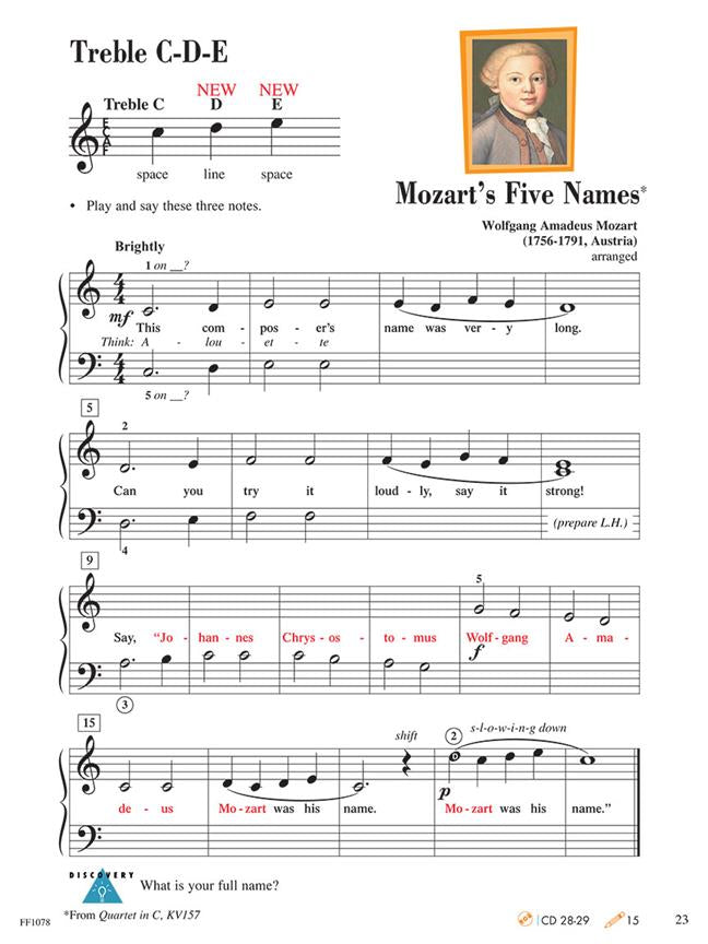 Faber Piano Adventures Lehrbuch 1