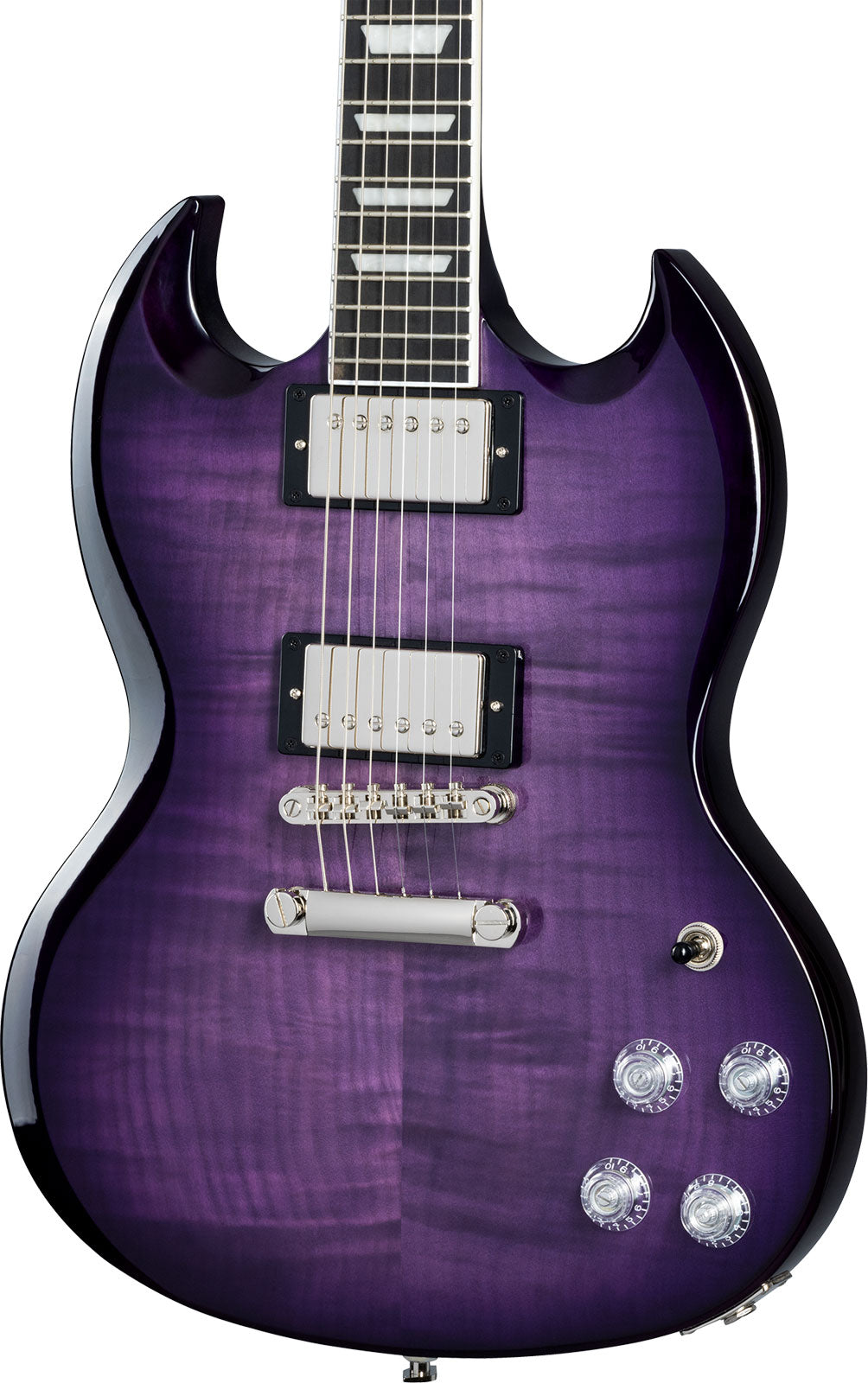 SG Modern Gemasertes Violett Burst IBGCS