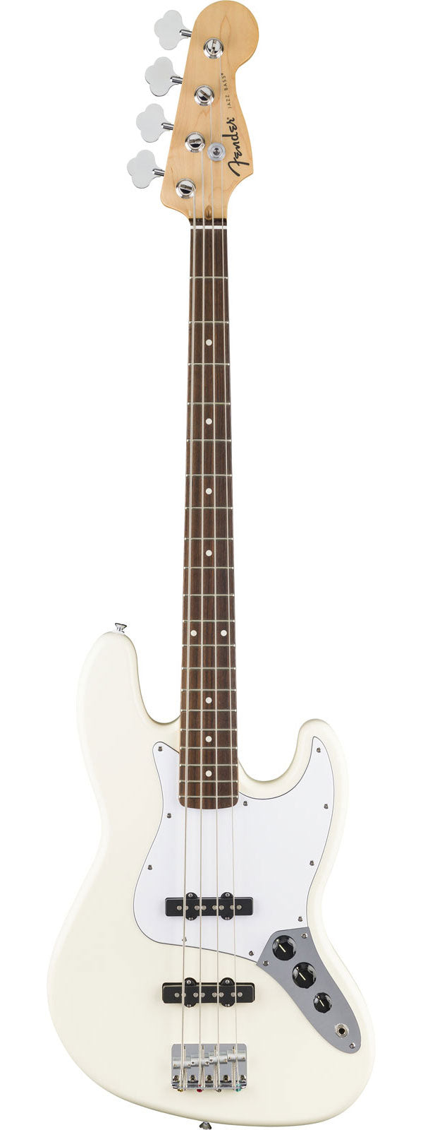 Standard Jazz Bass LRL weißes Schlagbrett Olympic White