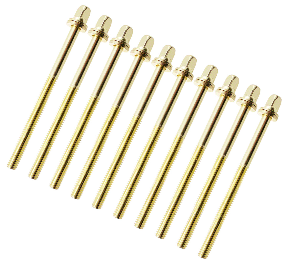 Spannschraube 75mm Gold Mit Unterlegscheibe - Gewinde 7/32" (X10)