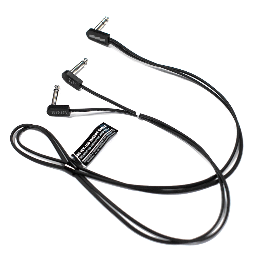 Insert-Kabel 1 Stereo-Klinke/2 Mono-Klinke - 100 cm