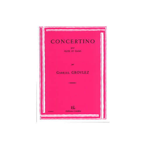 Grovlez - Concertino (Flöte und Klavier) - Flöte und Klavier