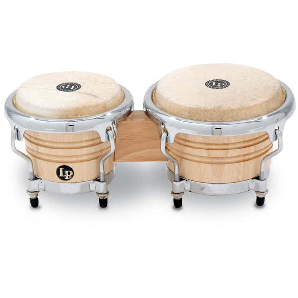 Latin Percussion LPM199-AW BONGOS MINI TUNABLE NATUR