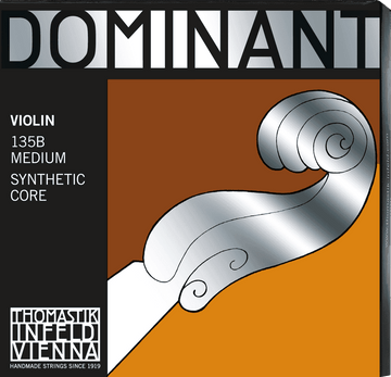 4/4 DOMINANT VIOLIN SET MEDIUM TENSION 135B
