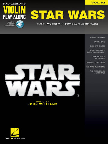 Williams John - Star Wars - Hal Leonard Violin Play Along - Violon