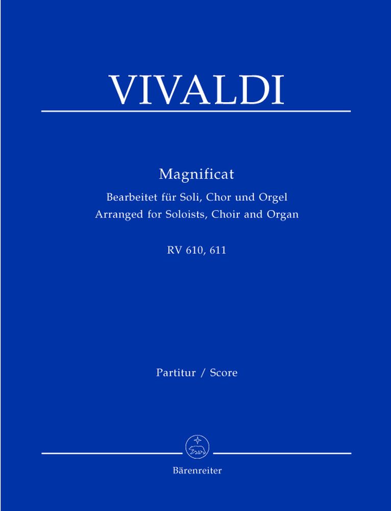 Vivaldi A. - Magnificat Rv 610/611 - Soli Choeur Orgue