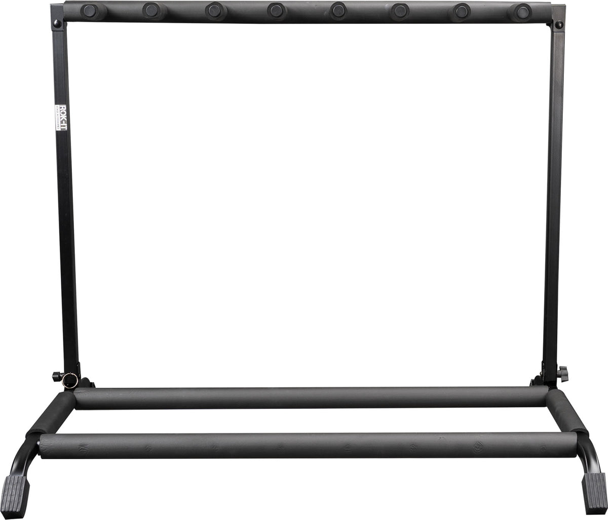 Klapp- und ausziehbares Rack für 7 Gitarren
