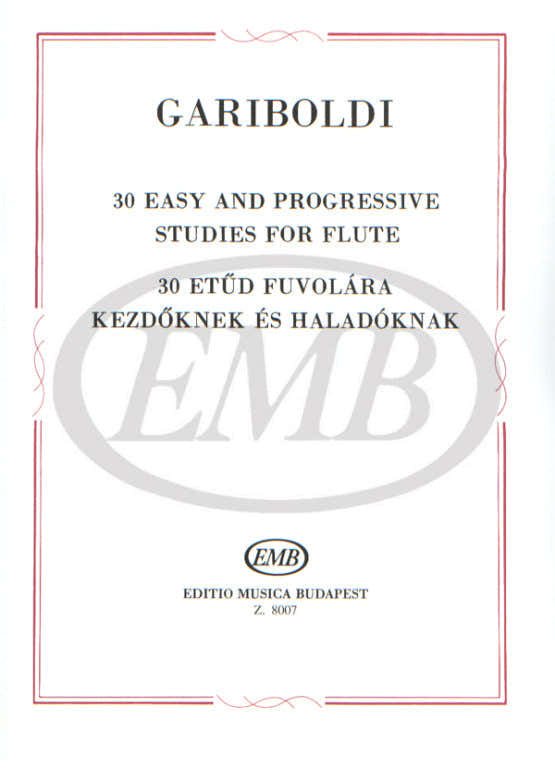 Gariboldi G. - Studi Facili E Progressivi (30) - Flute