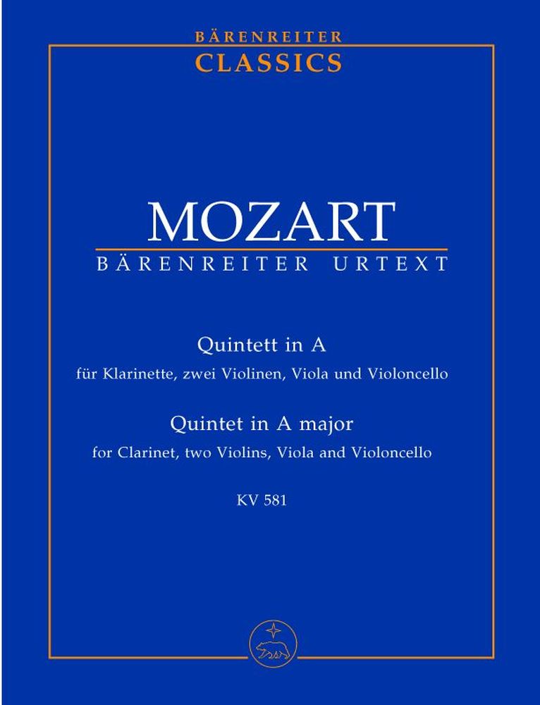 Mozart W.a. - Quintette En La Majeur KV581 - Conducteur Poche