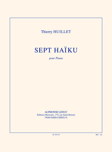 7 haïku pour piano solo