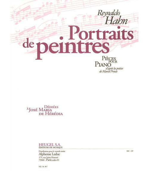 Hahn R. - Malerporträts - Klavier