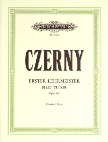 Czerny Carl - Le Premier Maitre Op.599 - Piano