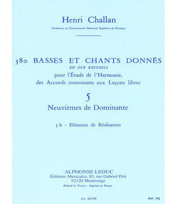 Challan - 380 Basses Et Chants Vol.5B